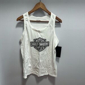Harley-Davidson Classic White Tank